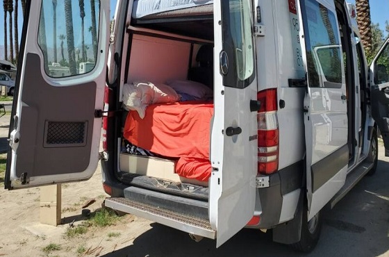 Rear Door Panels of Sprinter Van